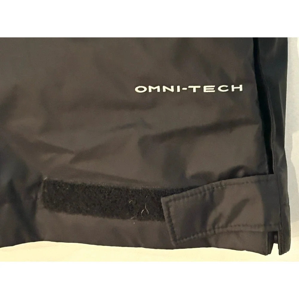 Columbia Sportswear Omni-Tech Pants Mens M Black Nylon Waterproof Breathable